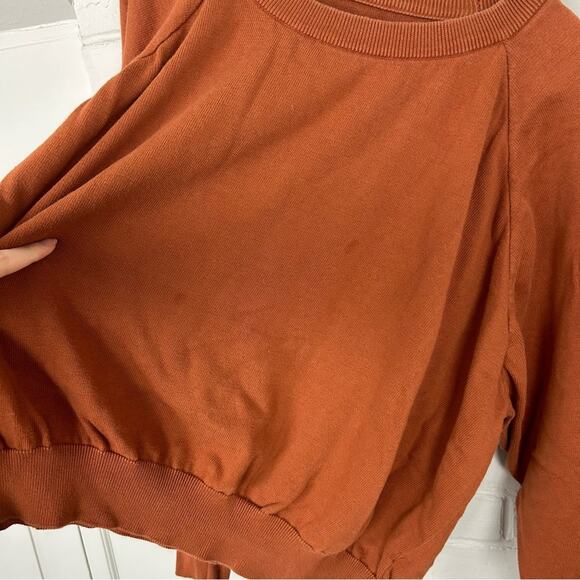 Christy Dawn Rust Burnt Orange Knit Sonny Sweater Size XL - Picture 6 of 11